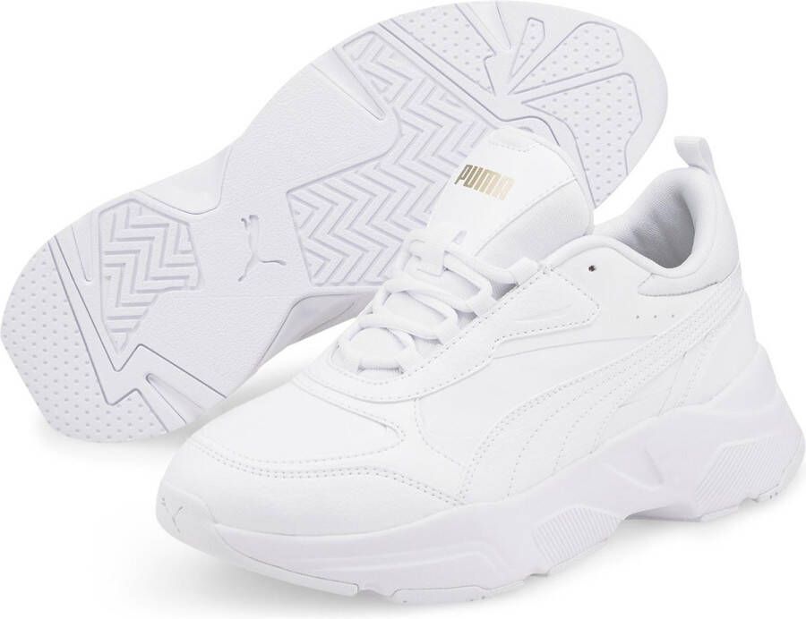 PUMA Cassia SL Dames Sneakers White TeamGold