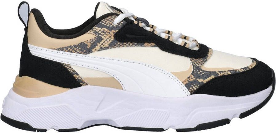 PUMA Cassia Snake Chic dames sneaker Zwart multi