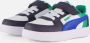 Puma Caven 2.0 Block sneakers wit kobaltblauw grijs Jongens Meisjes Imitatieleer 35 - Thumbnail 3