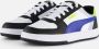Puma Caven 2.0 Block 2.0 Block sneakers wit blauw groen Jongens Meisjes Imitatieleer 38 - Thumbnail 2