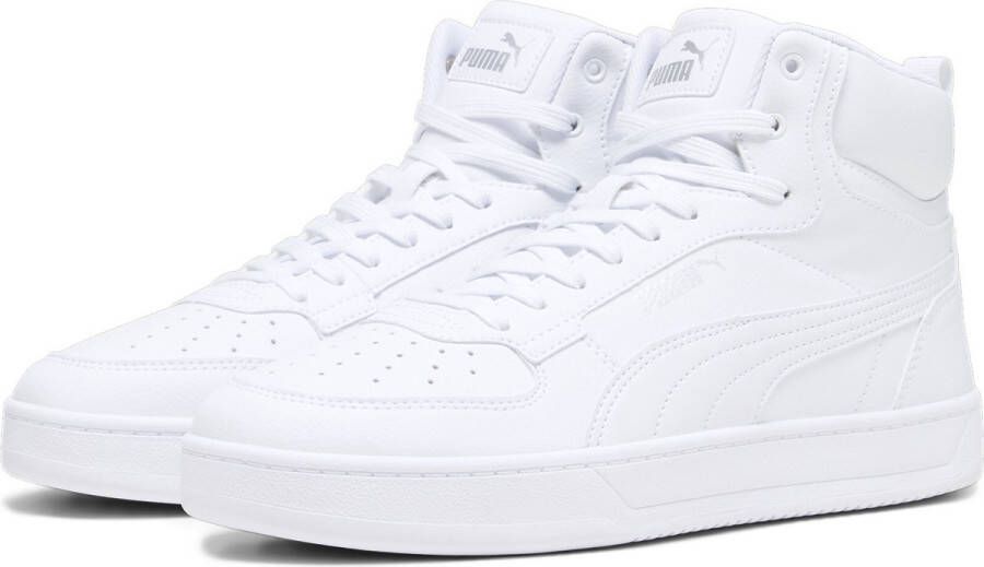 PUMA Caven 2.0 Mid Unisex Sneakers White- Silver