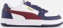 PUMA Caven 2 0 Jr Kinder Sneakers Wit Donkerblauw - Thumbnail 2