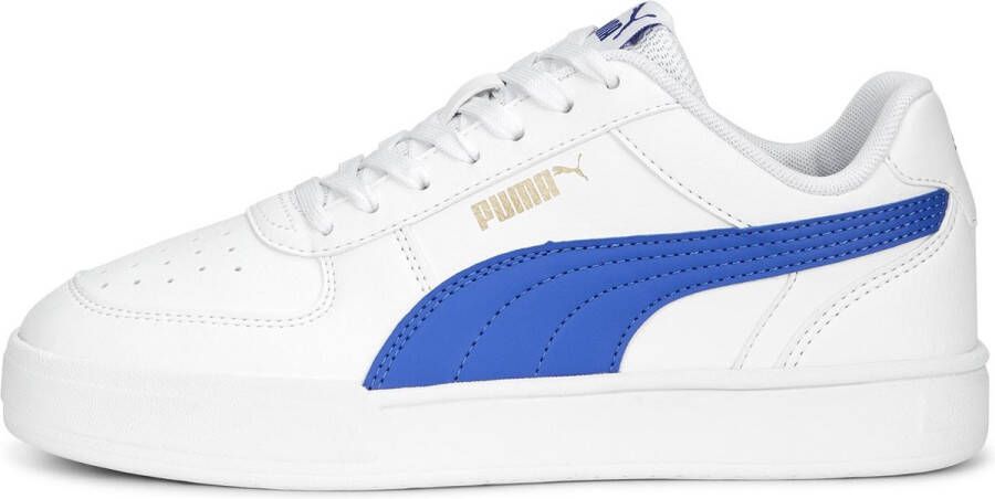 PUMA Caven Jr Unisex Sneakers White RoyalSapphire Gold