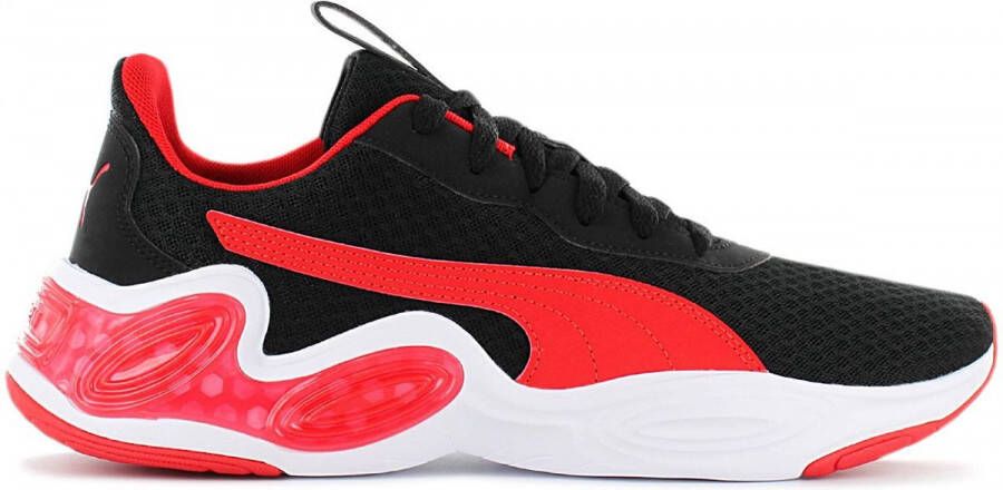 PUMA Cell Magma Clean Heren Sneakers Sport Vrije tijd Fitness Schoenen Zwart-Rood 193633