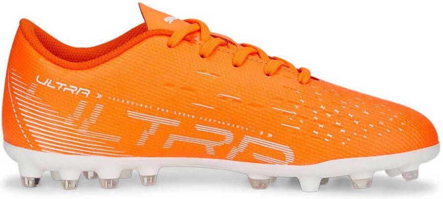 PUMA Childrens Football Boots Ultra Play Mg Orange