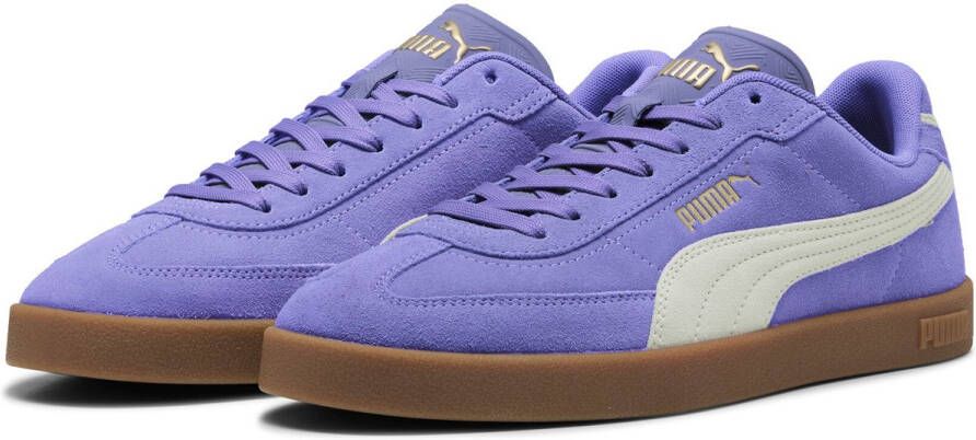 PUMA Club II Era Suede Unisex Sneakers Dark Amethyst-Sage Frost- Gold