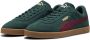 PUMA Club II Era Suede Unisex Sneakers Green Terrain-Ruby Shimmer - Thumbnail 1