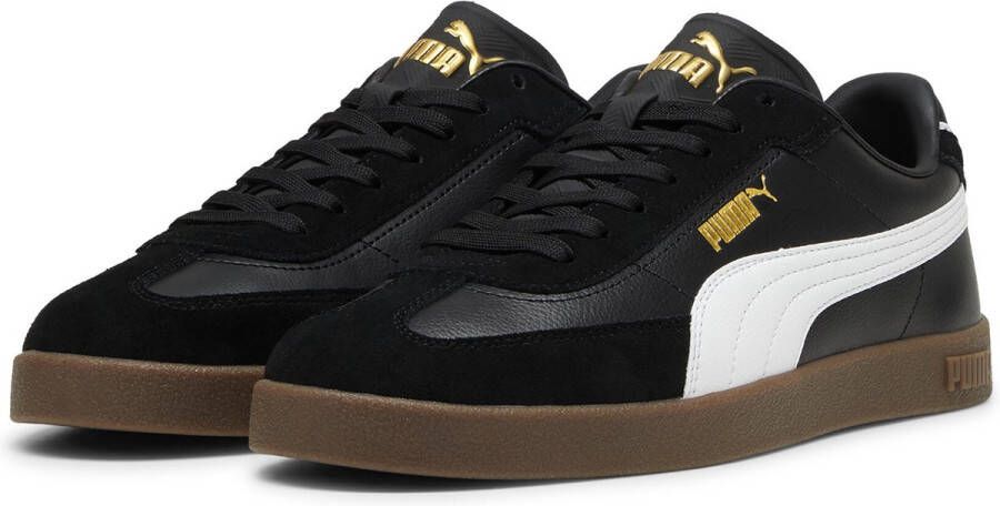 Puma Sneakersy skórzane z obszyciem w kontrastowym kolorze model Club II Era - Foto 5