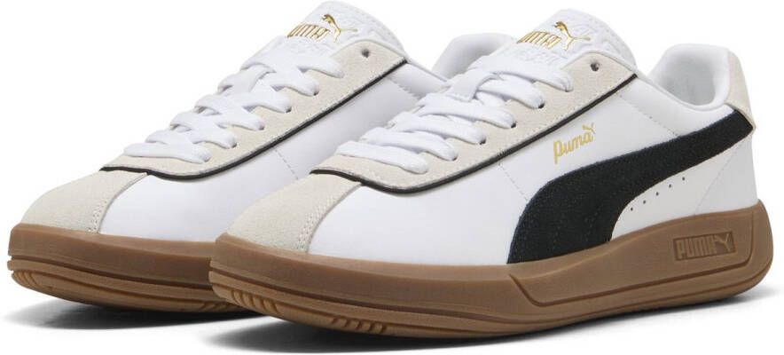 PUMA Club Klassika Dames Sneakers White- Black-Warm White