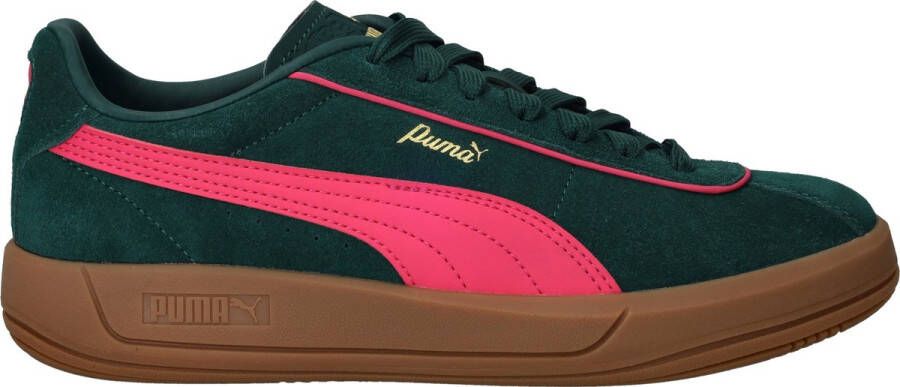 PUMA S Club Klassika SD 400718 05 Donker Myrtle- Roze