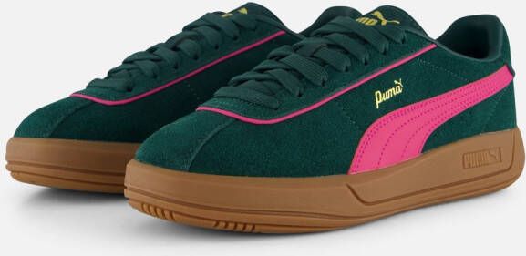 PUMA S Club Klassika SD Vrouwen 400718 05 Donker Myrtle- Roze