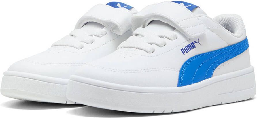 PUMA Court Classic Clean Ac+ Ps Schoenen Wit Jongen