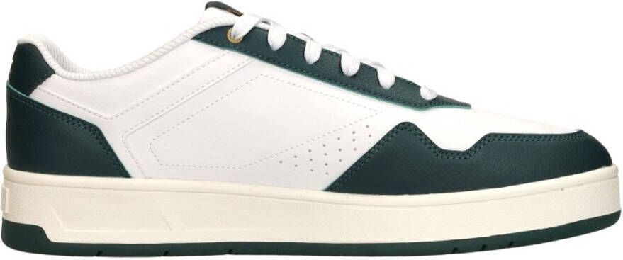 PUMA Schuhe Low Court Classi White-Dark Myrtle- Gold