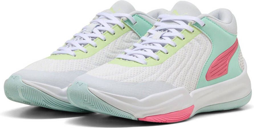 PUMA Court Pro 2 Junior Basketbalschoenen Wit Man