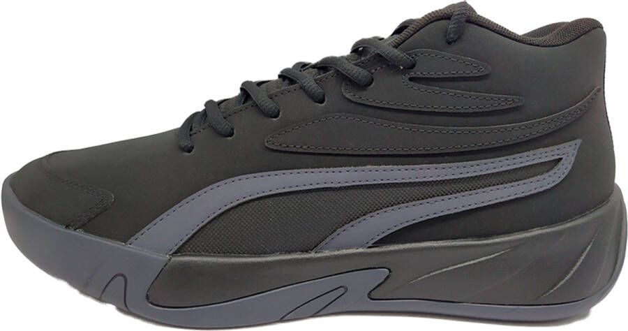 PUMA Court Pro Nubuck Basketbalschoenen Zwart Man