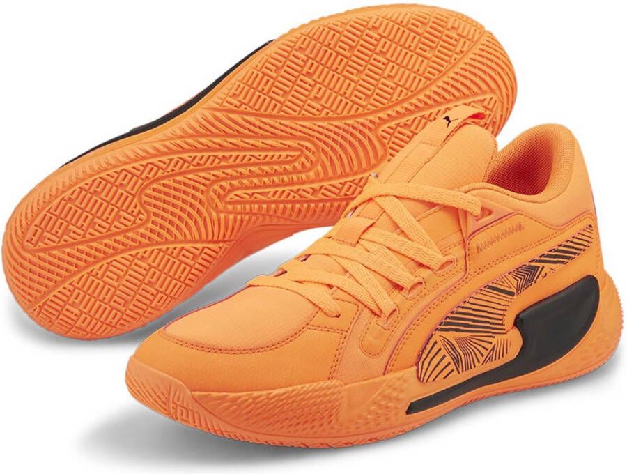 PUMA Court Rider Chaos La Basketbal Schoenen Ultra Orange Unisex