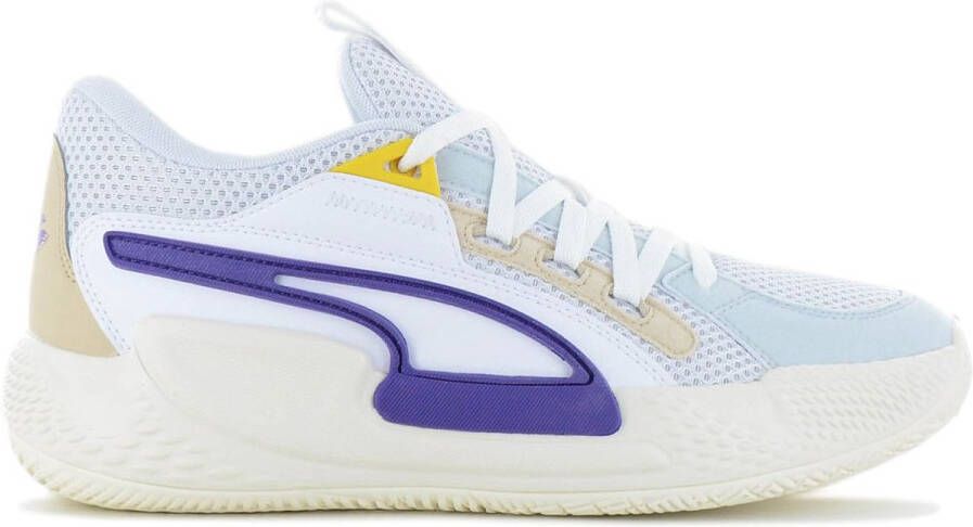 PUMA Court Rider Chaos Slash Heren Sneakers Basketbal Schoenen Wit