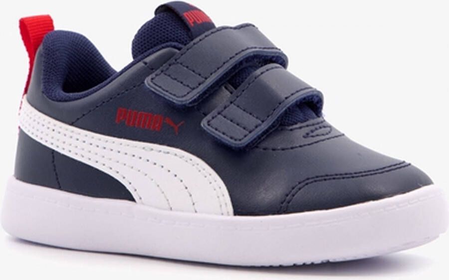 PUMA Courtflex V2 kinder sneakers Blauw Uitneembare zool