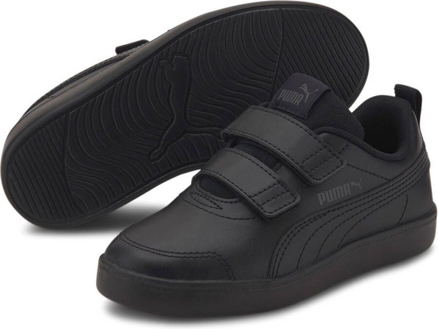 PUMA Courtflex v2 V PS kinder unisex sneaker sneakers 371543 06 zwart