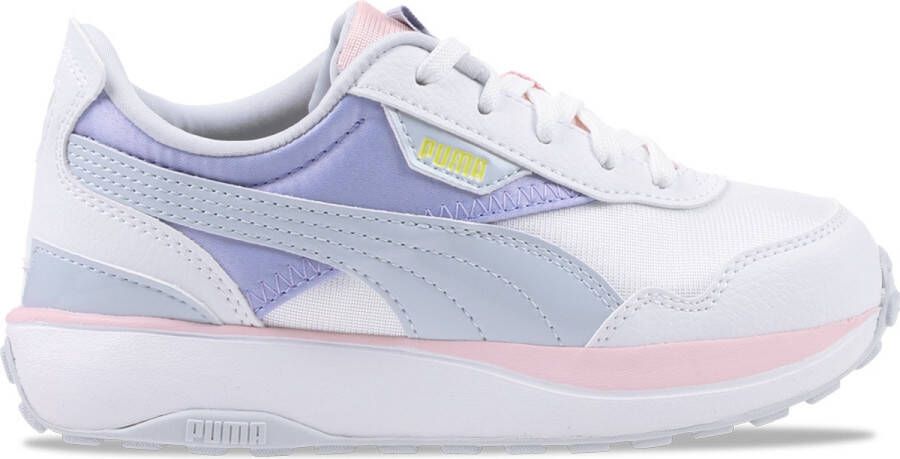 PUMA Cruise Rider Silky Wit Paars Kinderen