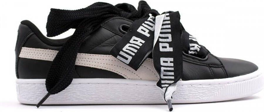 PUMA Dames Sneakers Basket Heart DE Ws Zwart