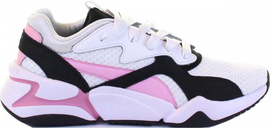 Puma Nova Dames Schoenen White Leer Synthetisch Textil Foot Locker
