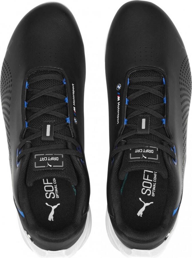 Puma bmw motrosport drift cat sneakers wit blauw heren Schoenen.nl