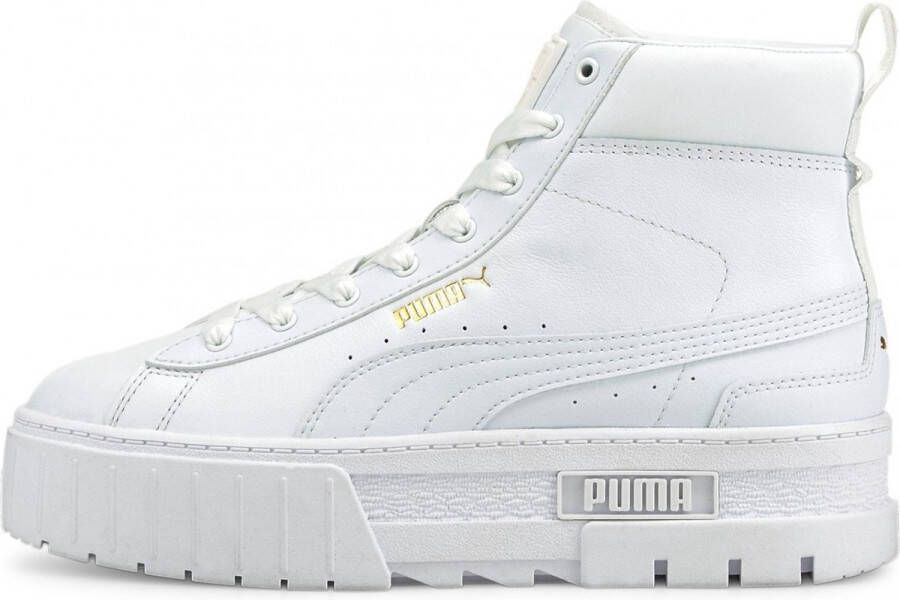 PUMA Mayze Mid Wn Hoge sneakers Leren Sneaker Dames Wit - Foto 2