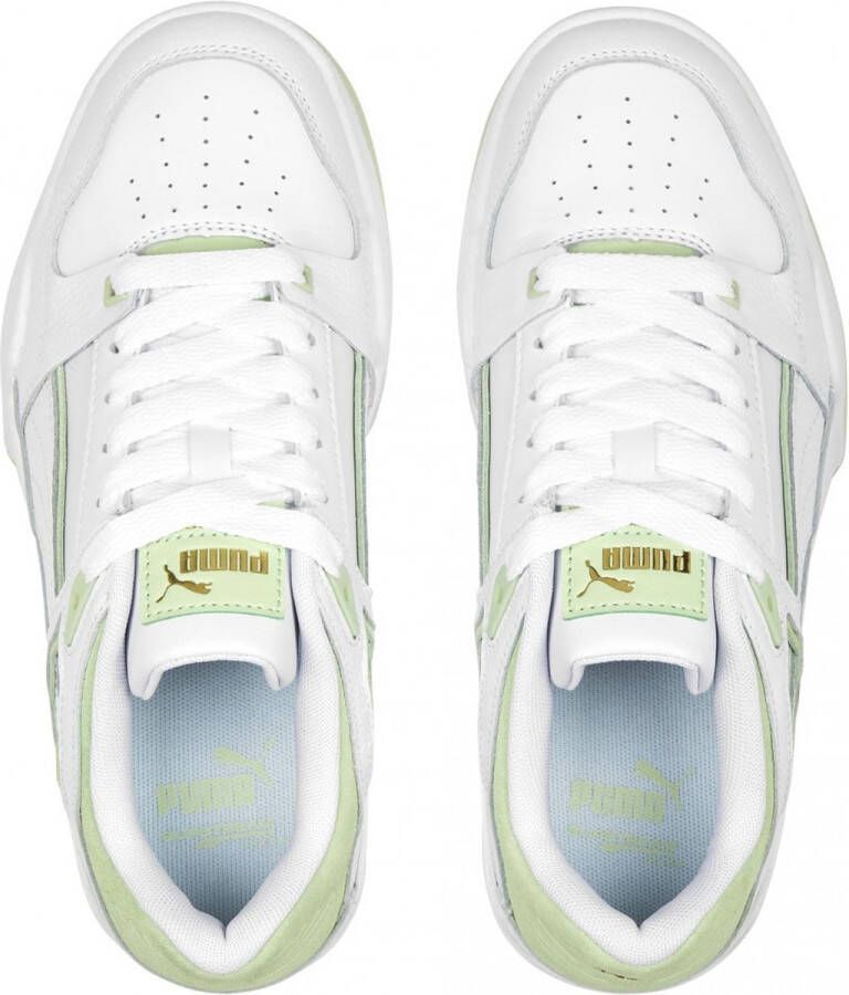 PUMA Slipstream Heren Sneakers Wit Mint Groen Casual schoenen