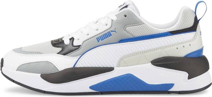 Puma X-Ray 2 Square sneakers grijs wit kobaltblauw