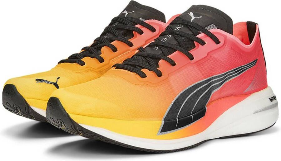 PUMA Deviate Nitro Elite Fireglow Dames Sportschoenen Hardlopen Weg oranje rood - Foto 2