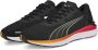 PUMA Electrify Nitro 2 Hardloopschoenen Black Metallic Silver Sunset Glow Heren - Thumbnail 1