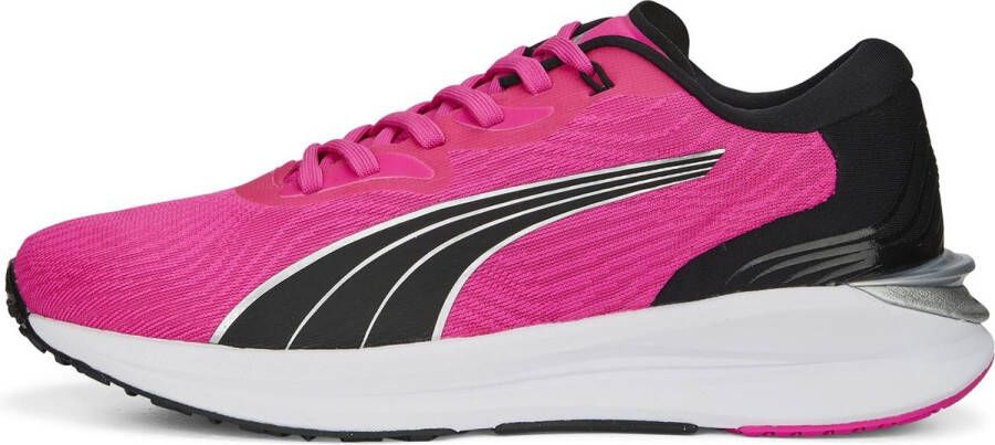 Puma electrify nitro 2 hardloopschoenen roze zwart dames