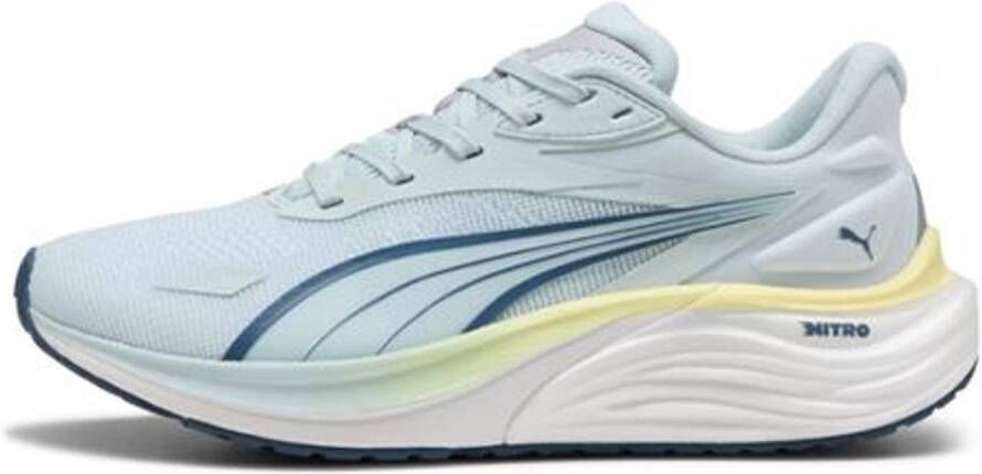 PUMA Electrify NITRO 4 hardloopschoenen dame 310788-14 blauw-Sea Glass-Dark Indigo Gray