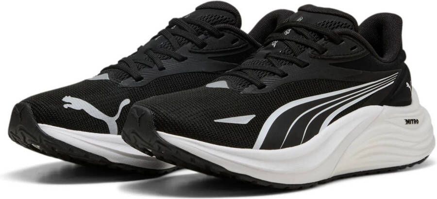 PUMA Electrify Nitro 4 Jr kindersportschoenen 401508 01 Zwart