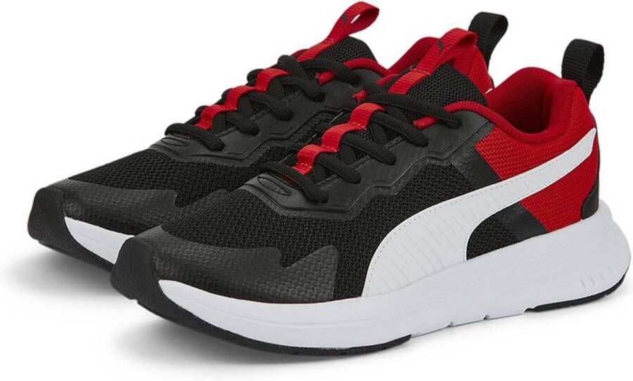 PUMA Evolve Mesh Junior Schoenen Black White Kinderen