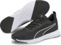 Puma flyer flex sportschoenen zwart wit - Thumbnail 2