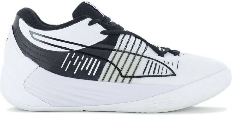 PUMA Fusion Nitro Heren Sneakers Basketbal Schoenen Wit 376639