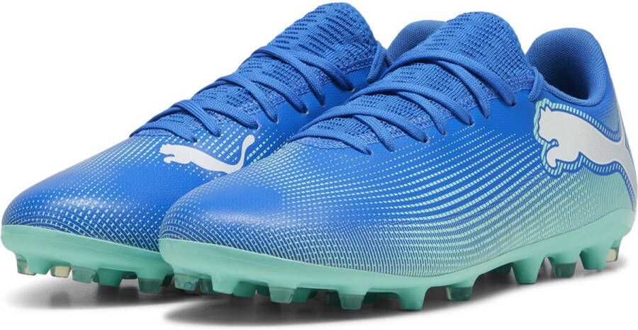 PUMA Fußballschuhe Low Future 7 Play MG 107941 Hyperlink Blue-Mint- White