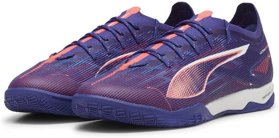PUMA Fußballschuhe Low Ultra 5 Pro COURT 107888 Lapis Lazuli- White-Sunset Glow