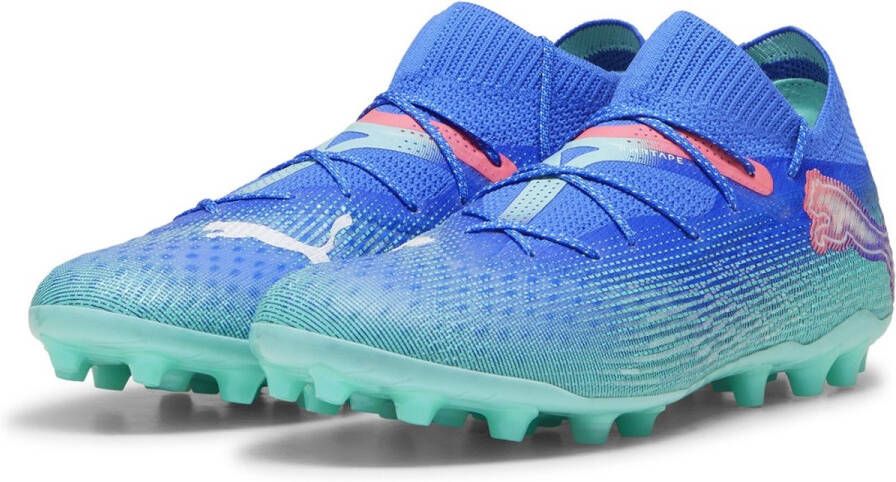 PUMA Fußballschuhe Mid Future 7 Ultimate MG 107922 Bluemazing- White-Electric Peppermint