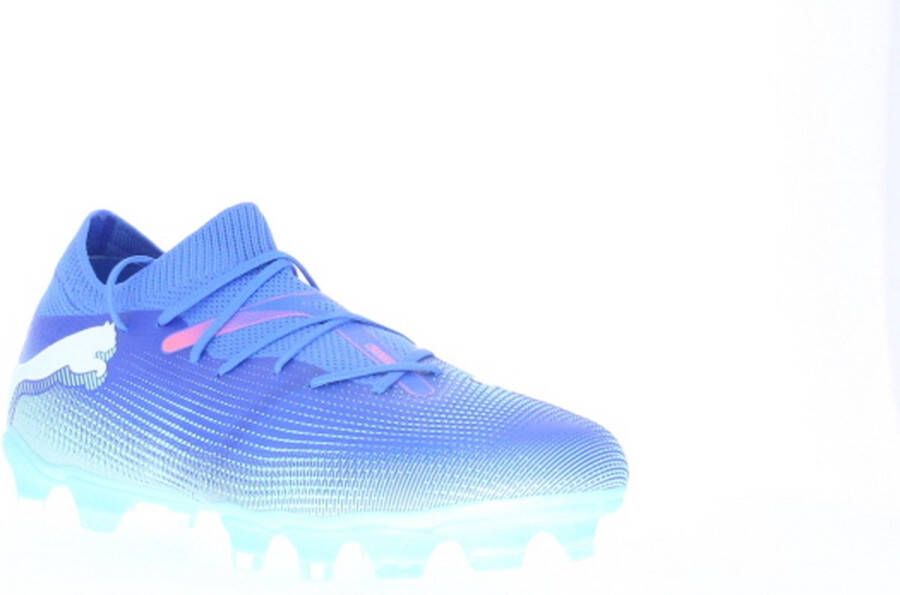 PUMA FUTURE 7 MATCH FG AG Unisex Sportschoenen Bluemazing- White-Electric Peppermint - Foto 2