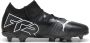 Puma Future 7 Match FG AG Junior voetbalschoenen zwart wit Imitatieleer 33 - Thumbnail 2