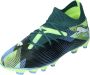 PUMA Future 7 Match Gras Kunstgras Voetbalschoenen (MG) Kids Grijs Paars Groen Wit - Thumbnail 2