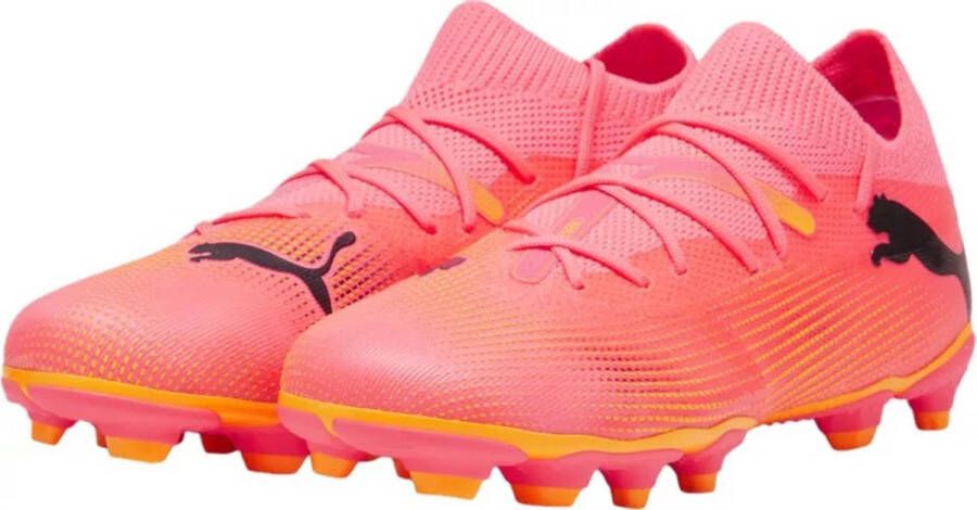 PUMA Future 7 Match Fg ag Junior Voetbalschoenen Roze
