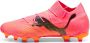 Puma Future 7 Match FG AG Jr. voetbalschoenen roze zwart oranje Imitatieleer 36 - Thumbnail 1