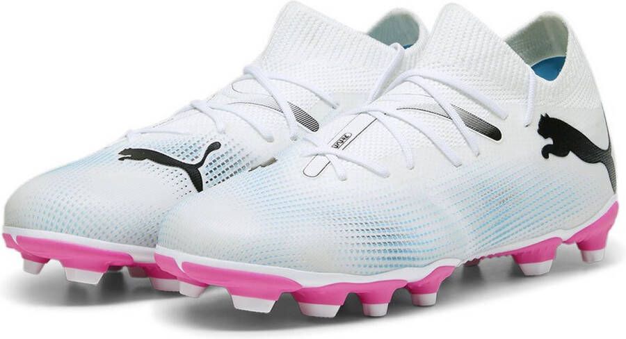 PUMA Future 7 Match Fg ag Junior Voetbalschoenen Wit