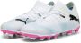 Puma Future 7 Match FG AG Junior voetbalschoenen wit zwart fuchsia Imitatieleer 32 - Thumbnail 8