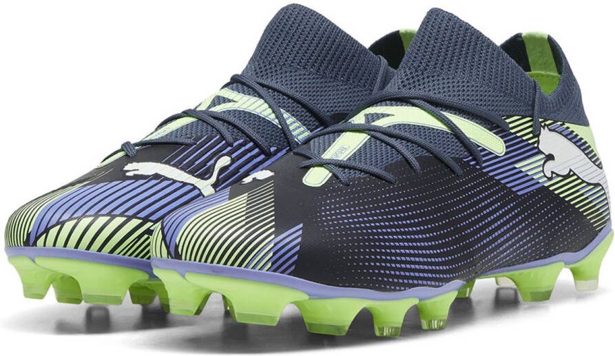 PUMA Future 7 Match Fg ag Voetbalschoenen Blauw Zwart