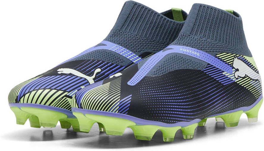 PUMA Future 7 Match+ Ll Fg ag Voetbalschoenen Blauw Zwart
